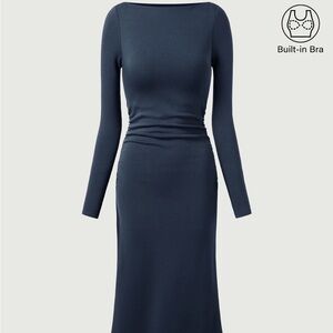 OGL Midnight Blue Long Sleeve Dress
